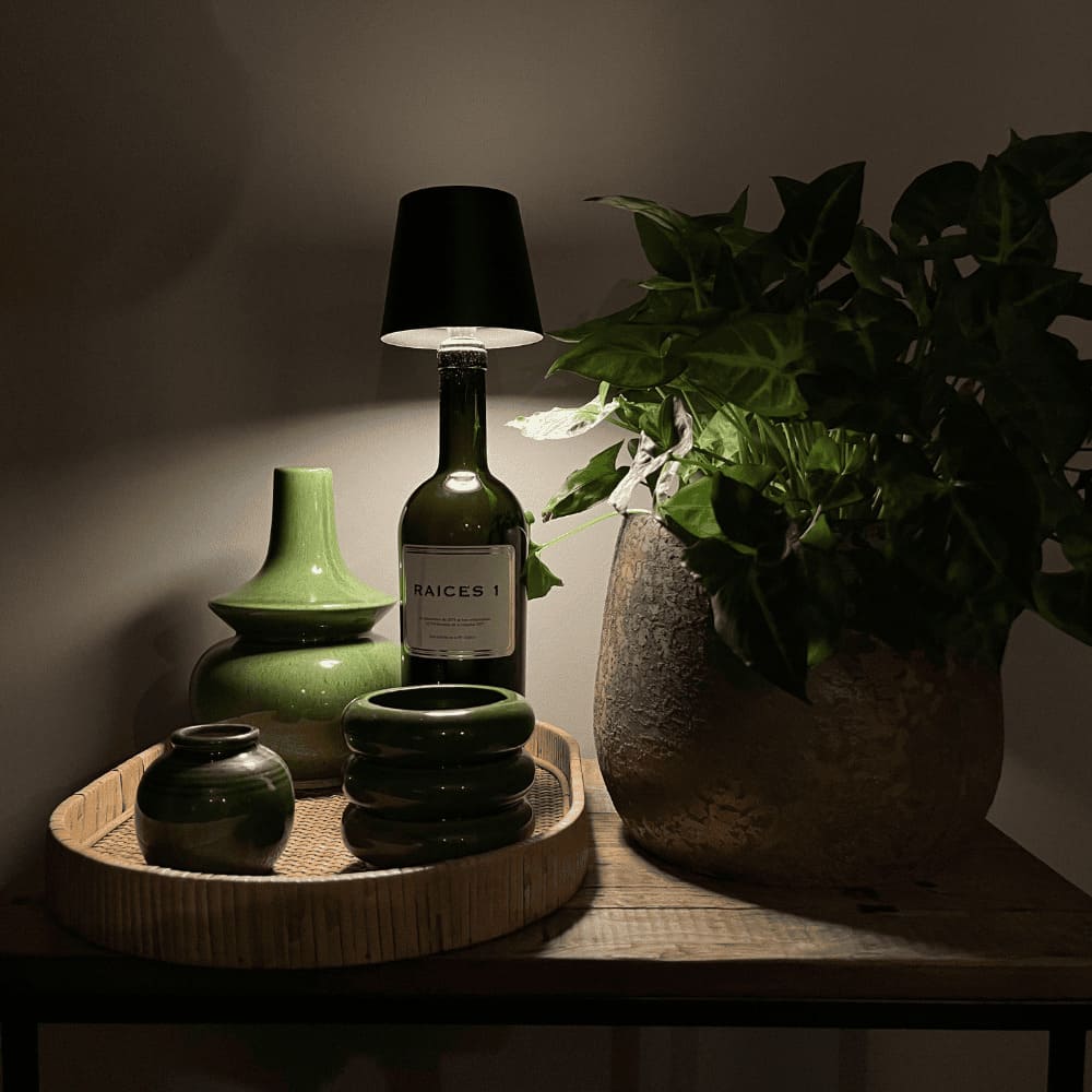 Flaschenlampe